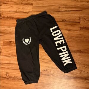 PINK Victoria's Secret Women’s Black Joggers